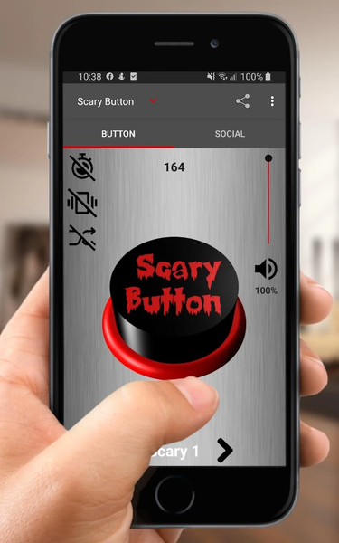 Scary Sounds Button - Image screenshot of android app