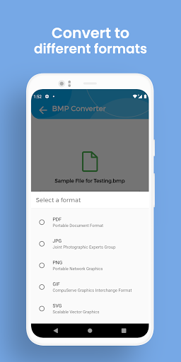 BMP Converter, Convert BMP to - عکس برنامه موبایلی اندروید