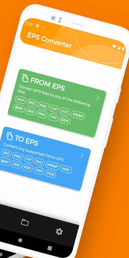 EPS Converter, Convert EPS to - Image screenshot of android app