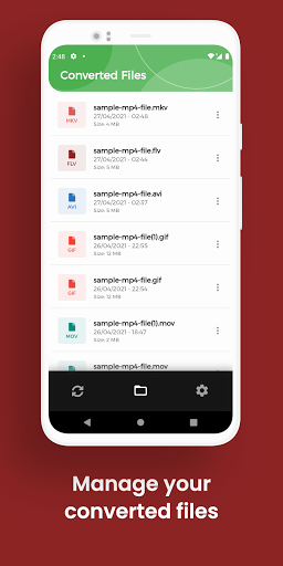 FLV Converter, Convert FLV to - عکس برنامه موبایلی اندروید