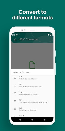 HEIC Converter, Convert HEIC t - عکس برنامه موبایلی اندروید
