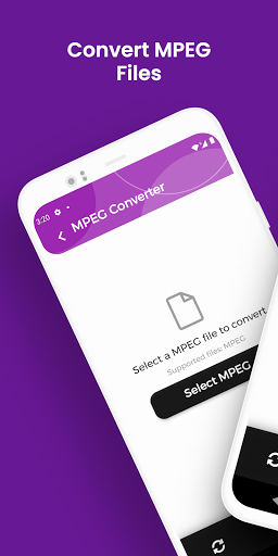 MPEG Converter, Convert MPEG t - Image screenshot of android app