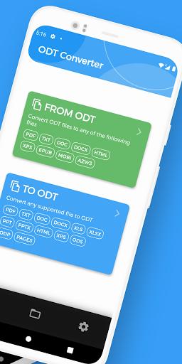 Odt Converter Convert Odt To Word Odt To Pdf For Android Download Cafe Bazaar