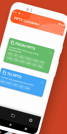 PPTX Converter, Convert PPTX t - عکس برنامه موبایلی اندروید