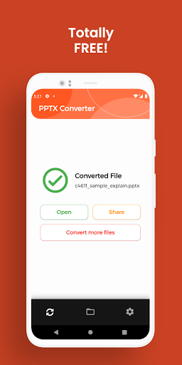 PPTX Converter, Convert PPTX t - Image screenshot of android app