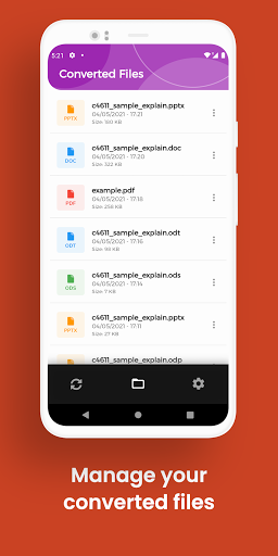 PPTX Converter, Convert PPTX t - Image screenshot of android app