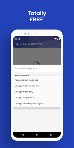 PSD Converter, Convert PSD to - عکس برنامه موبایلی اندروید