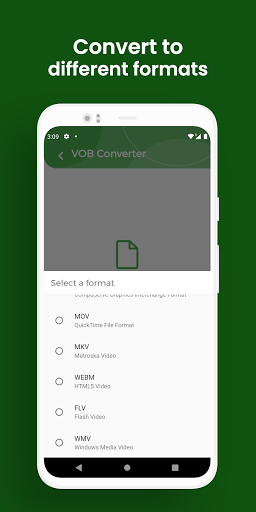 VOB Converter, Convert VOB to - عکس برنامه موبایلی اندروید