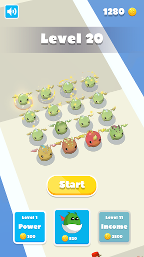 Dragon Rush 3D: Merge and Run - Image screenshot of android app