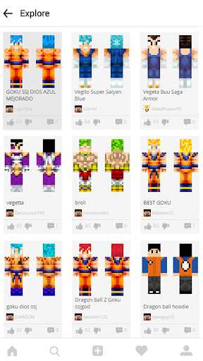 DbZ Skins for Minecraft - عکس برنامه موبایلی اندروید