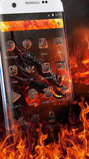 Fire Dragon Legend Launcher - Image screenshot of android app