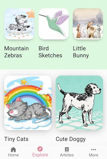Learn to draw animals - Image screenshot of android app