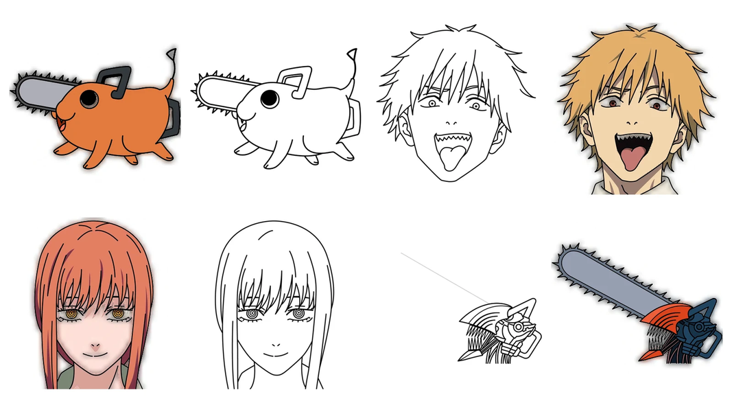 How to draw Chainsaw Man - عکس برنامه موبایلی اندروید