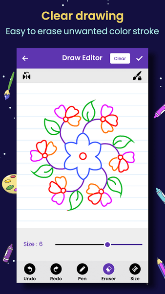 Draw Rangoli Step By Step - Image screenshot of android app