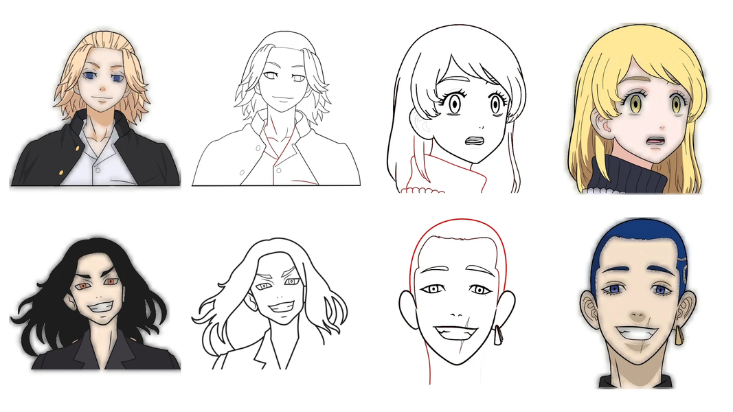 Draw Anime Tokyo Revengers - عکس برنامه موبایلی اندروید