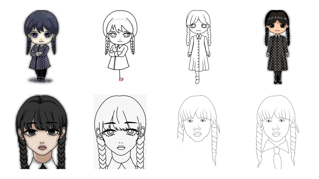 How to draw Wednesday Thing - عکس برنامه موبایلی اندروید