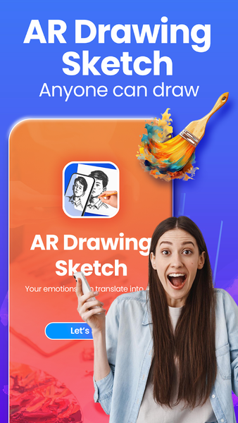 AR drawing app: Paint & sketch - Image screenshot of android app