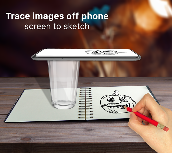 Trace & Draw: Trace to sketch - عکس برنامه موبایلی اندروید