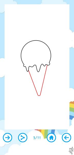 آموزش نقاشی به کودکان - Gameplay image of android game