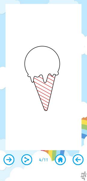 آموزش نقاشی به کودکان - Gameplay image of android game