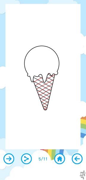 آموزش نقاشی به کودکان - Gameplay image of android game