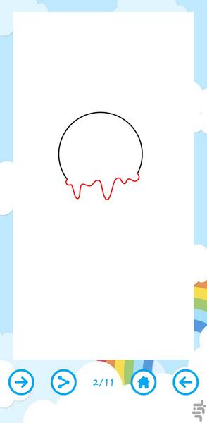 آموزش نقاشی به کودکان - Gameplay image of android game