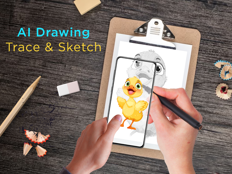 AI Drawing : Trace & Sketch - عکس برنامه موبایلی اندروید