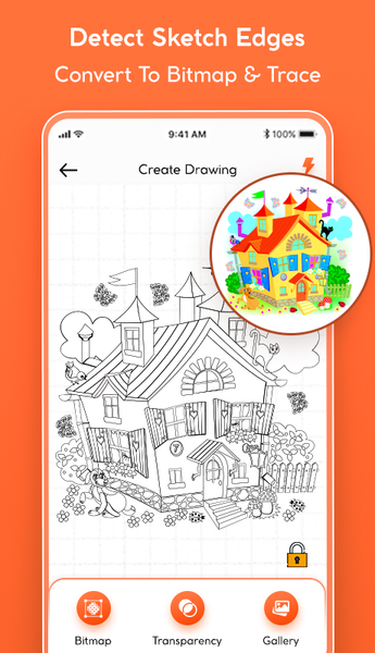 Trace Sketch- Sketch and Paint - Image screenshot of android app