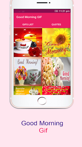 Good Morning GIF - Image screenshot of android app