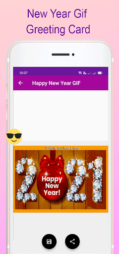 New Year GIF 2022 - Image screenshot of android app