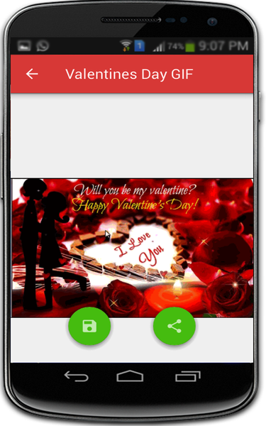 Valentines Day GIF 2021 - Image screenshot of android app