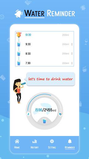 Drink Water Reminder & Tracker for Hydration - عکس برنامه موبایلی اندروید