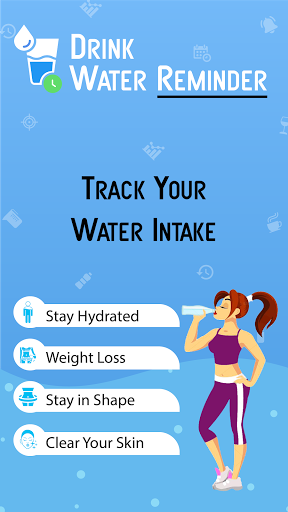 Drink Water Reminder & Tracker for Hydration - عکس برنامه موبایلی اندروید