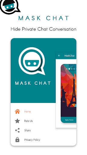Mask chat - Hides Chat - Image screenshot of android app