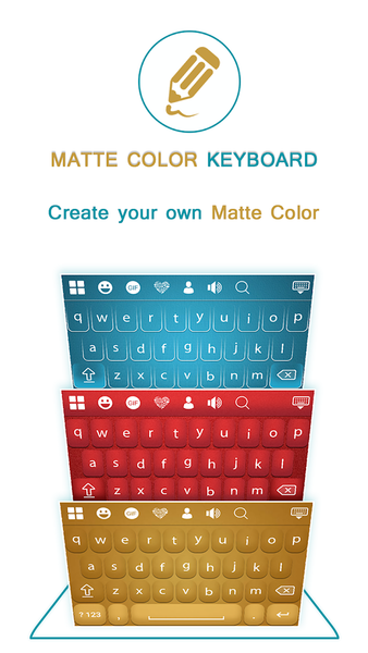 Matte Color Keyboard - عکس برنامه موبایلی اندروید