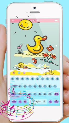 Drops Music Duck Keyboard - Image screenshot of android app
