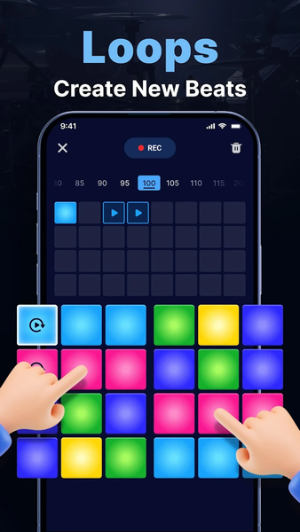 Drum Pad Pro - DJ Beat Maker - عکس برنامه موبایلی اندروید