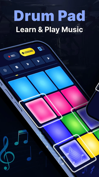 Drum Pad Pro - DJ Beat Maker - عکس برنامه موبایلی اندروید