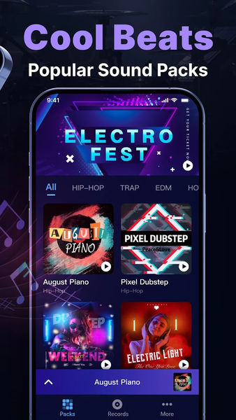 Drum Pad Pro - DJ Beat Maker - عکس برنامه موبایلی اندروید