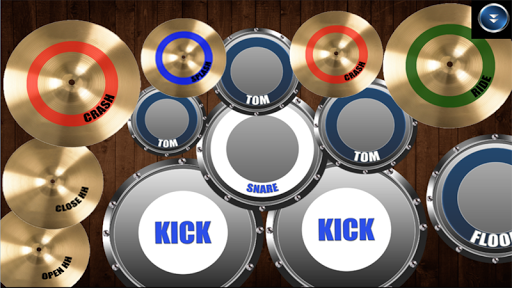 Drum Kit - عکس برنامه موبایلی اندروید