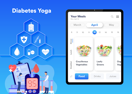 Diabetes Yoga Exercise Therapy - عکس برنامه موبایلی اندروید