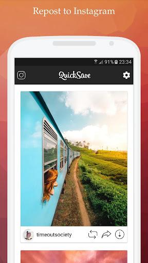 QuickSave for Instagram - عکس برنامه موبایلی اندروید