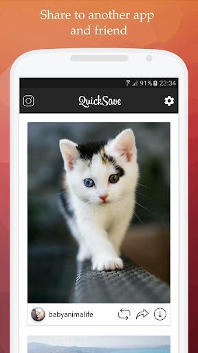 QuickSave for Instagram - Image screenshot of android app
