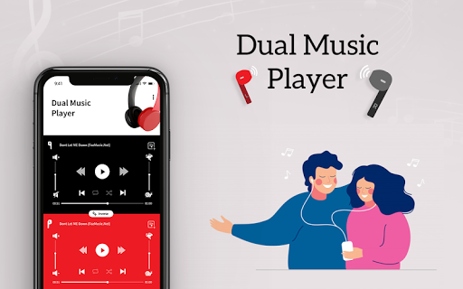 Dual Music Player : Play Two Songs At Once - عکس برنامه موبایلی اندروید