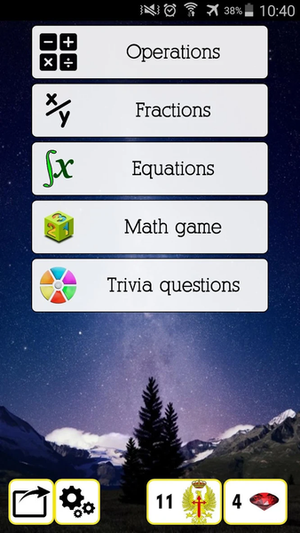 Math Operations - Equations - - Image screenshot of android app