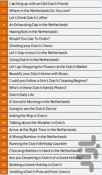 Dutch Conversation - Image screenshot of android app