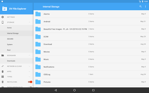 DV File Explorer: File Manager File Browser esafe - عکس برنامه موبایلی اندروید