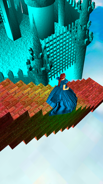 Cinderella 3D. Road to Castle. - Gameplay image of android game