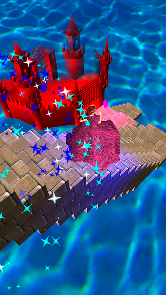 Cinderella 3D. Road to Castle. - Gameplay image of android game