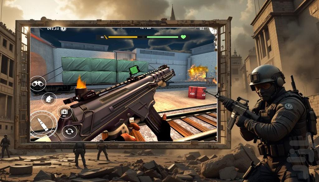 بازی تیراندازی | کانتر استریک - عکس بازی موبایلی اندروید